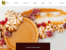 Tablet Screenshot of bgeventsandcatering.com